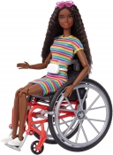 Кукла Барби в инвалидной коляске